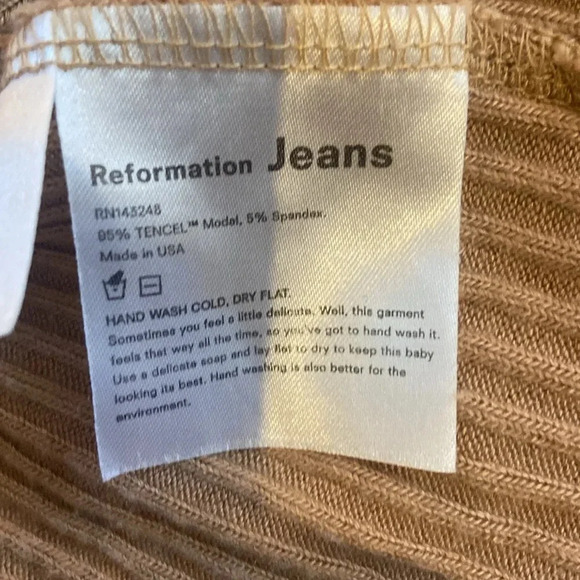 Reformation ribbed dress - size XL - Picture 4 of 4